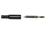 Mufă Banană 4mm 15A Neagră Nichelată