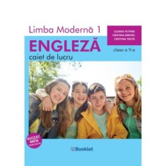 Limba moderna 1 engleza. Caiet de lucru clasa a 5-a 2019 - Cristina Mircea foto