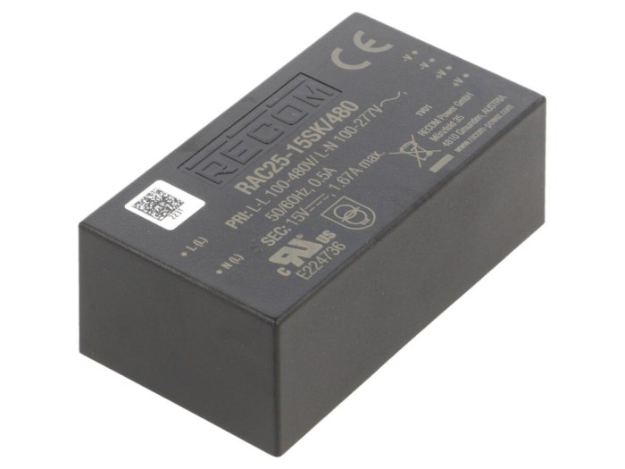 Convertor AC/DC 25W 15VDC