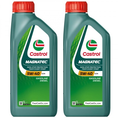 Pachet 2 litri ulei Castrol Magnatec 5W40 A3 B4 foto