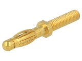 Mufă Banană 4mm Aurită Panou 32A 60VDC