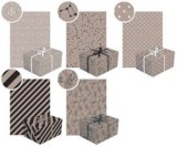 Hartie decorativa, pentru impachetat, dimensiune 200 x 70 cm, design neutral
