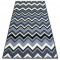Covor BCF Base Zig zag 3812 Zig Zag negru si gri, 160x220 cm
