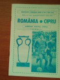 Program fotbal&quot;Romania-Cipru+5 prog CorvinulHunedoara. &quot;
