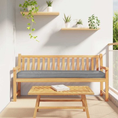 vidaXL Set de perne pentru palet 2 pcs Gri 200 x 40 x 8 cm foto