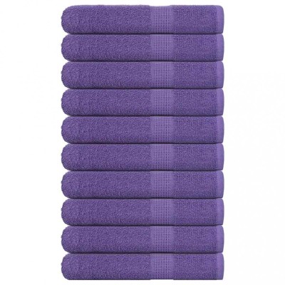 Prosoape pentru sauna 10 buc Violet 360 g/m&amp;sup2; 100% bumbac foto