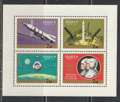 Ungaria 1970 - Soyuz 9 S/S 1v MNH foto