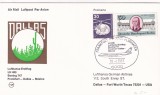 FILATELIE TEMATICA - PLIC GERMANIA TEMATICA AVION AVIOANE AVIATIE AIRMAIL, Stampilat