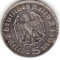 GERMANIA 5 MARCI REICHSMARK 1936 Lit. D