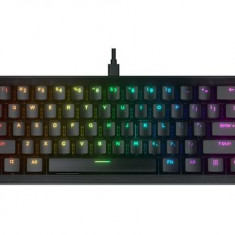 Tastatura Gaming Mecanica Cougar Puri Mini RGB, iluminare RGB, USB, Layout International, Mechanical Switch (Gri)