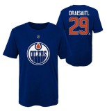 Edmonton Oilers tricou de copii Leon Draisaitl #29 Flat Captains N&amp;amp;N Ctn Tee - Dětsk&eacute; XL (13 - 15 let)