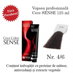 Cece Sense vopsea permanenta 125 ml FARA PARABENI nr.4/6. foto