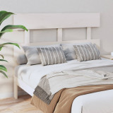 Tăblie de pat, alb, 138x3x81 cm, lemn masiv de pin, vidaXL