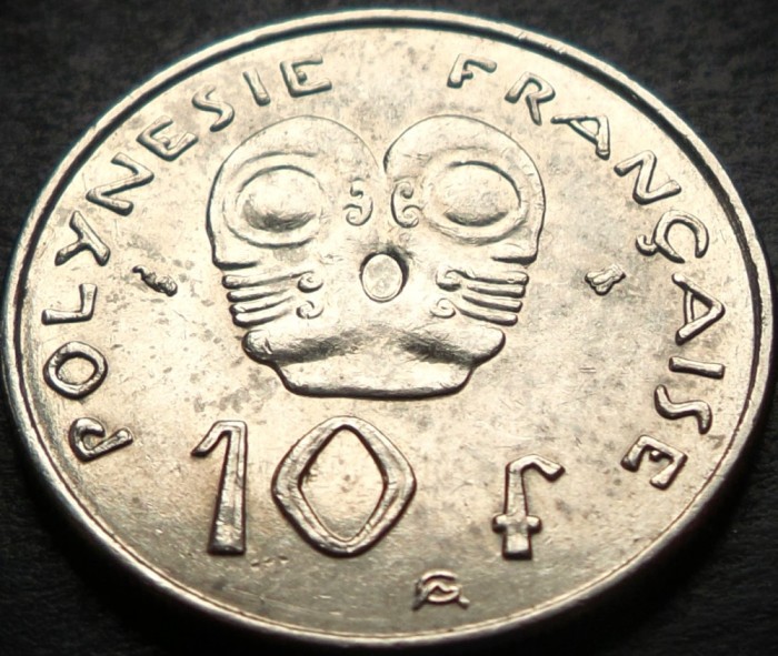Moneda exotica 10 FRANCI - POLINEZIA FRANCEZA, anul 1996 * cod 81