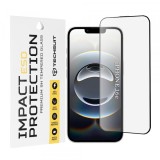 Folie de protectie Ecran Techsuit pentru Apple iPhone 16e, Sticla Securizata, Full Glue, Neagra