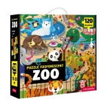 Puzzle Fosforescent Zoo, - Editura Mimorello