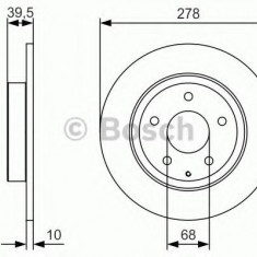 Disc frana MAZDA 6 Limuzina (GJ, GH) (2012 - 2016) BOSCH 0 986 479 C22