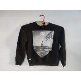 bluza bumbac barbateasca neagra firma Cropp marimea L / C148