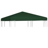 VidaXL Acoperiș de pavilion, 310 g/m&sup2;, verde, 3 x 3 m