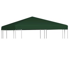 vidaXL Acoperiș de pavilion, 310 g/m&sup2;, verde, 3 x 3 m 44779
