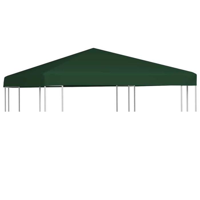 vidaXL Acoperiș de pavilion, 310 g/m&sup2;, verde, 3 x 3 m