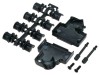 Carcasa D-Sub Encitech Ecranata 45 Grade Metal Negru Montaj Unghiular 15pin HD 26pin