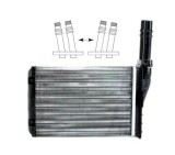 Radiator Incalzire Renault Espace 3 (JE) 11.1996-2002, motor 2.0, 3.0 V6, benzina, 1.9 dTi, 2.2 dci/dT, diesel, , aluminiu mecanic/plastic, 210x158x4, SRLine