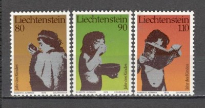 Liechtenstein.1979 Anul international al copilului SL.118 foto