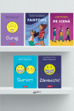 Cumpara ieftin Pachet Raina Telgemeier (Pe scenă, Z&acirc;mbește, Fantome, Surori, Curaj)