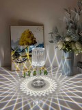 Lampa Veghe LED Proiectie Cristale Diamant 16 Culori, USB, Tactila, Telecomanda, Copii/Adulti, Toi-Toys
