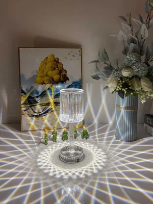 Lumină de noapte cu proiecție cristale LED, camera copilului 16 culori foto