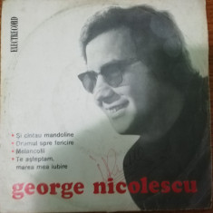 Disc Vinil 7# George Nicolescu - Și Cîntau Mandoline-Electrecord --EDC 10383