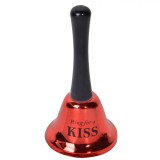 Clopoțel Metalic, Model Ring for a Kiss, Roșu, 13cm, Oem