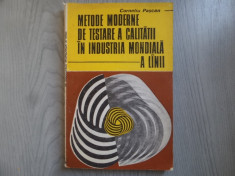 Metode moderne de testare a calitatii in industria mondiala a lanii &amp;amp;#8211; Corneliu Pascan foto