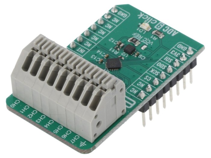 Placă extensie convertor A/D SPI