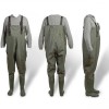 Cizme Piept Pescuit Zebco Waders PVC, Marime 42-43, Kaki, Impermeabile