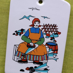 Placa decorativa de faianta Figgio Norway