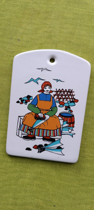 Placa decorativa de faianta Figgio Norway