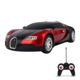 Masina cu telecomanda, Suncon, Bugatti Veyron, 1:24, Negru-Rosu