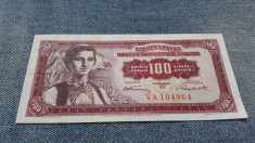 100 Dinara 1955 Iugoslavia dinari (2) foto