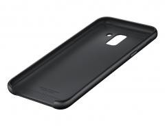 Husa de protectie Samsung J6 (2018) dual layer cover black, gold foto