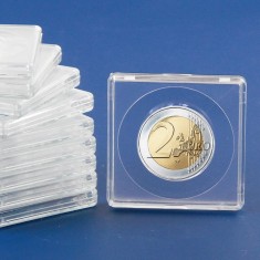 Capsule patrate pentru monede de 50 bani (24 mm) foto