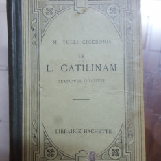 M. Tulli Ciceronis, In L. Catilinam, Introducere de Maurice Levaillant, 1920