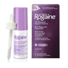 Solutie, Rogaine, impotriva Caderii Parului, Minoxidil 2%, pentru Femei, Pipeta Originala Inclusa, T