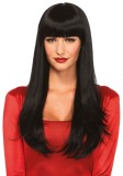 Peruca Leg Avenue Bangin Long Straight Wig Negru