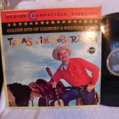 Vinil Texas Jim Robertson ‎– Golden Hits Of Country & Western Music (-VG)