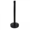 St&acirc;lp Delimitare Plastic 87cm, Bază Stabilă Umplere Apă/Nisip, Negru/Alb/Roșu, Trafic/Acces/Parcare/Evenimente