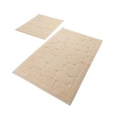 Cumpara ieftin Set 2 Covorase de Baie Parma Bej (Bumbac 100%), Chilai Home