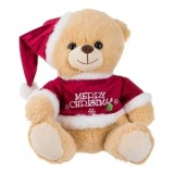 Jucarie de Crăciun Ursulet cu mesaj \"Merry Christmas\", CMCLASS