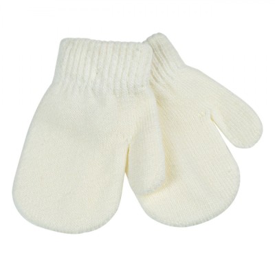 Mănuși Bebe Unisex, Ecru, 0-12 Luni, Un Deget foto
